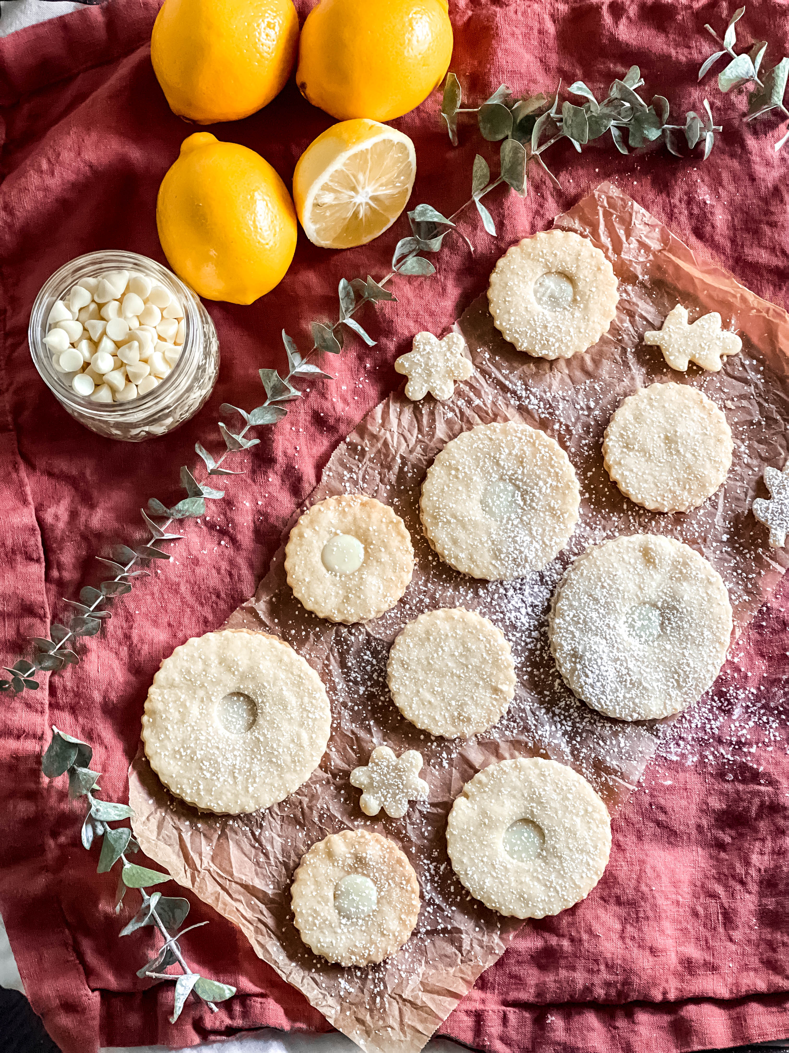Meyer Lemon Sandwich Cookies